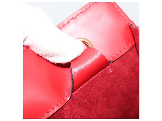 Borsa Tote LOUIS VUITTON Epi Duplex Rosso M52427 LV Auth 193121V - vista 11