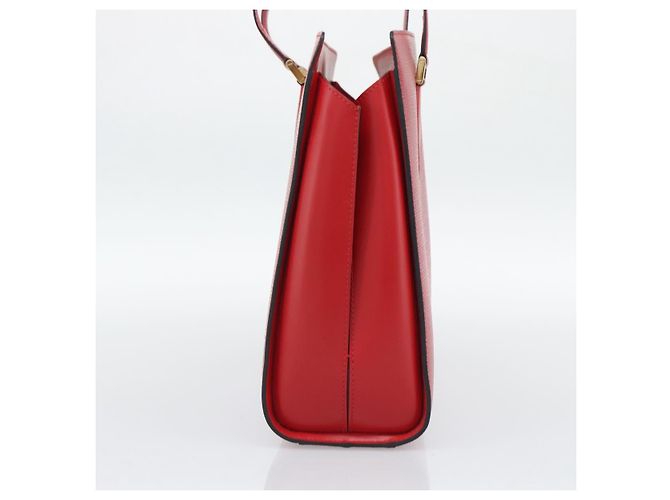 Borsa Tote LOUIS VUITTON Epi Duplex Rosso M52427 LV Auth 193121V - vista 3