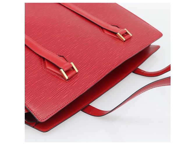 Borsa Tote LOUIS VUITTON Epi Duplex Rosso M52427 LV Auth 193121V - vista 6