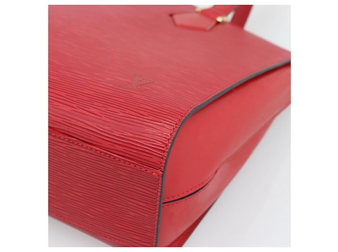 Borsa Tote LOUIS VUITTON Epi Duplex Rosso M52427 LV Auth 193121V - vista 9