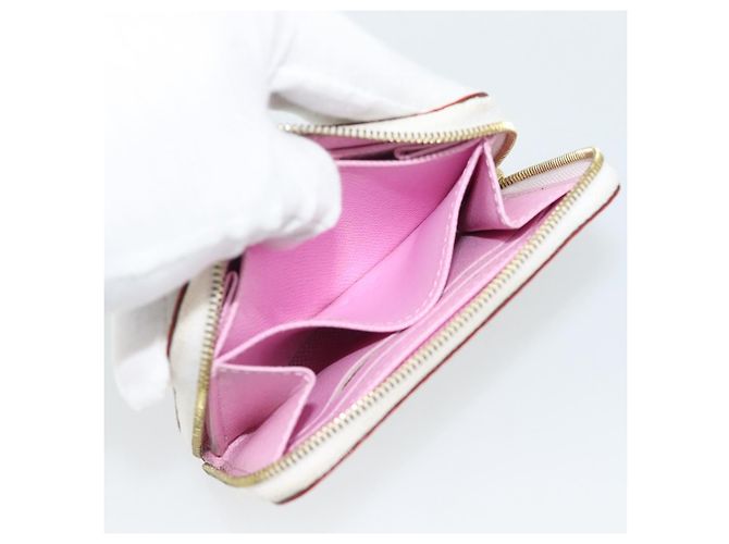 LOUIS VUITTON Monogram Multicolor Zippy Coin Purse White M93741 LV Auth ki6756V Bianco - vista 10
