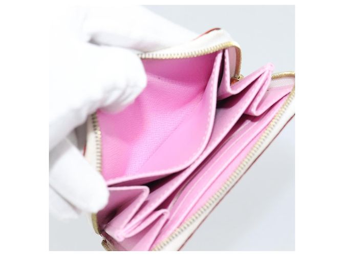LOUIS VUITTON Monogram Multicolor Zippy Coin Purse White M93741 LV Auth ki6756V Bianco - vista 17