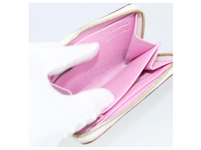 LOUIS VUITTON Monogram Multicolor Zippy Coin Purse White M93741 LV Auth ki6756V Bianco - vista 18
