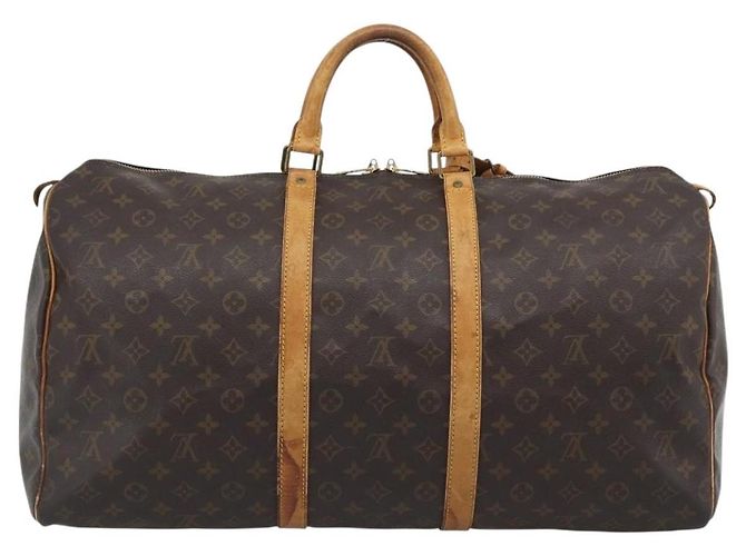 LOUIS VUITTON Monogram Keepall 55 Boston Bag M41424 LV Auth ka5353 Monogramma - vista 2