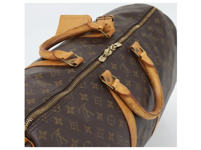 LOUIS VUITTON Monogram Keepall 55 Boston Bag M41424 LV Auth ka5353 Monogramma - vista 6
