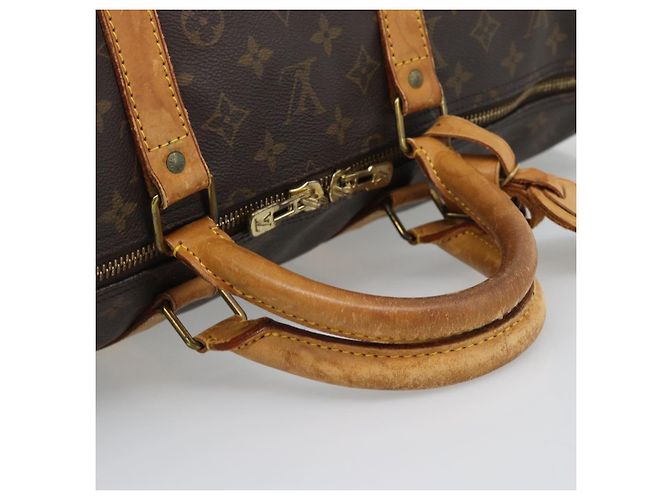 LOUIS VUITTON Monogram Keepall 55 Boston Bag M41424 LV Auth ka5353 Monogramma - vista 7