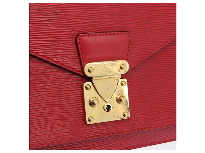 LOUIS VUITTON Epi Monceau 28 Borsa 2way Rossa M40783 LV Auth ka5346 Rosso - vista 21