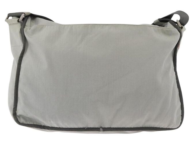 Borsa a tracolla PRADA Sports Line Nylon Grigio Argento Auth hk4002 Marrone - vista 3