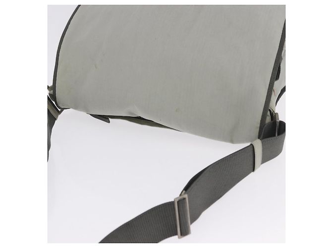 Borsa a tracolla PRADA Sports Line Nylon Grigio Argento Auth hk4002 Marrone - vista 7