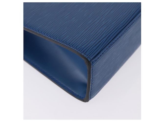 LOUIS VUITTON Epi Malesherbes Hand Bag Blue M52375 LV Auth ka5454 - vista 16