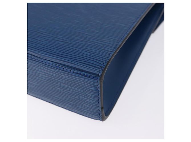 LOUIS VUITTON Epi Malesherbes Hand Bag Blue M52375 LV Auth ka5454 - vista 17