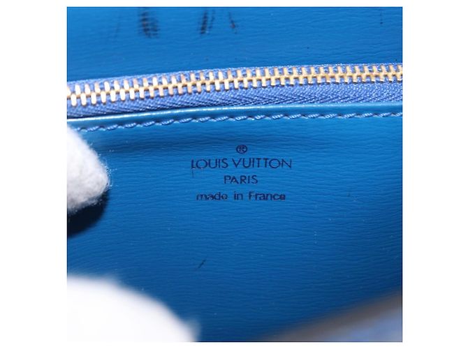 LOUIS VUITTON Epi Malesherbes Hand Bag Blue M52375 LV Auth ka5454 - vista 20