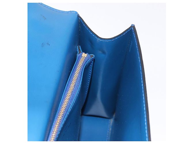LOUIS VUITTON Epi Malesherbes Hand Bag Blue M52375 LV Auth ka5454 - vista 21