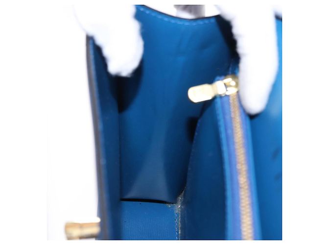 LOUIS VUITTON Epi Malesherbes Hand Bag Blue M52375 LV Auth ka5454 - vista 22