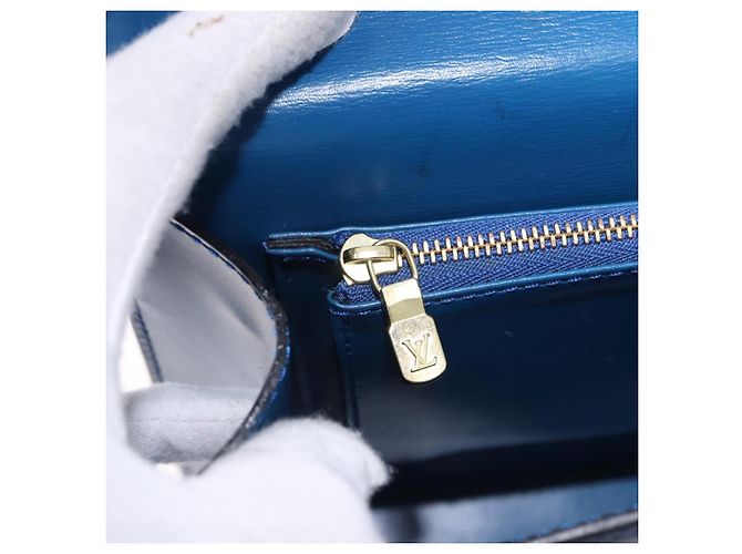 LOUIS VUITTON Epi Malesherbes Hand Bag Blue M52375 LV Auth ka5454 - vista 23