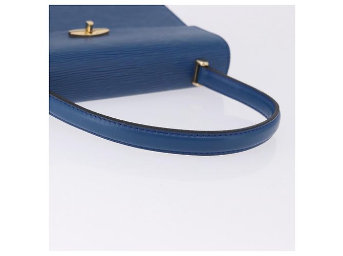 LOUIS VUITTON Epi Malesherbes Hand Bag Blue M52375 LV Auth ka5454 - vista 7