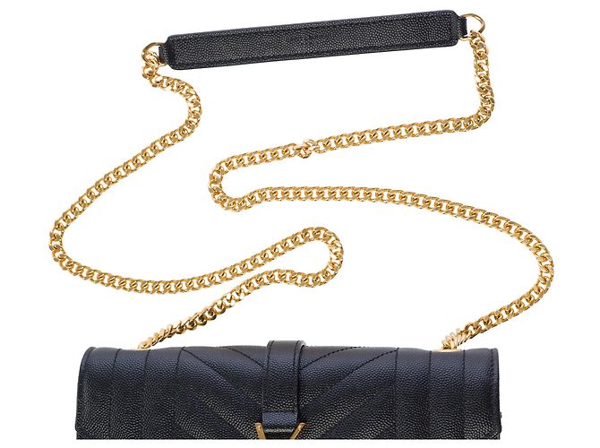 Borsa YVES SAINT LAURENT in Pelle Nera - 103785 Nero - vista 10