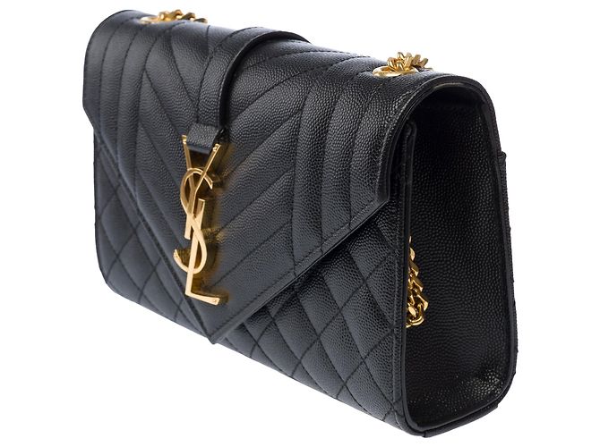 Borsa YVES SAINT LAURENT in Pelle Nera - 103785 Nero - vista 5