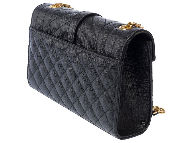 Borsa YVES SAINT LAURENT in Pelle Nera - 103785 Nero - vista 6