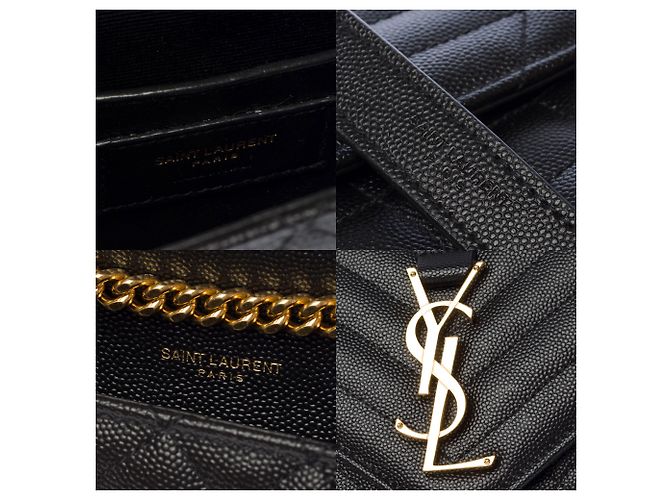 Borsa YVES SAINT LAURENT in Pelle Nera - 103785 Nero - vista 7