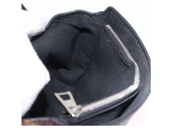 LOUIS VUITTON Yamamoto Kansai Pochette Kabuki Mask M43532 Auth ka5449SAM Nero Monogramma - vista 21