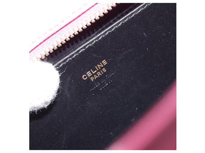 Céline Borsa CELINE in pelle 2way Rosa Oro Auth 193077A D'oro - vista 19