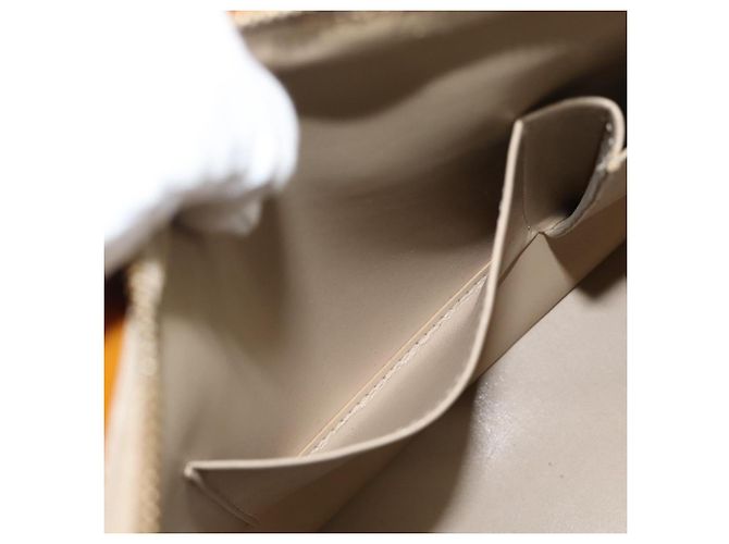 LOUIS VUITTON Borsa Monogram Vernis Houston Beige M91004 LV Auth ka5342 - vista 22
