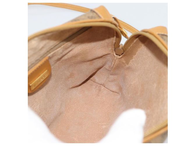 Borsa a Spalla GUCCI Micro GG in PVC e Pelle Beige Oro 007 115 0093 Auth ar14097 - vista 18