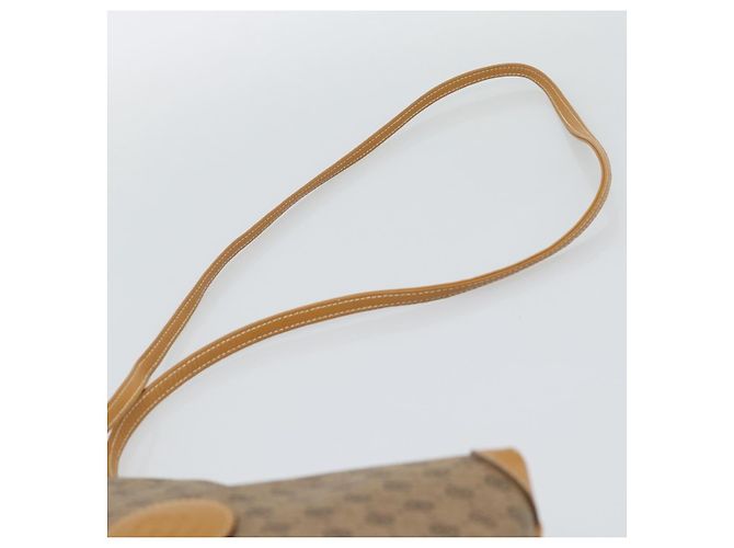 Borsa a Spalla GUCCI Micro GG in PVC e Pelle Beige Oro 007 115 0093 Auth ar14097 - vista 8