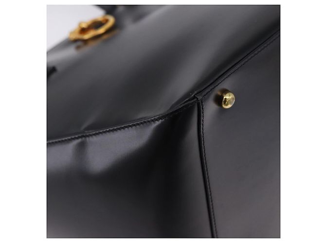 Borsa CARTIER PANTHERE in pelle 2way Nero Oro Auth 194562V D'oro - vista 10