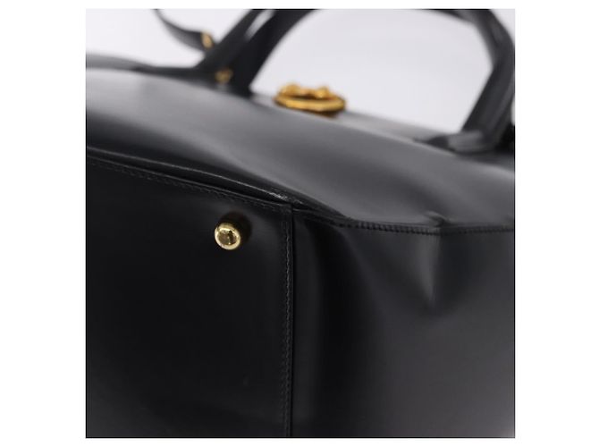 Borsa CARTIER PANTHERE in pelle 2way Nero Oro Auth 194562V D'oro - vista 15