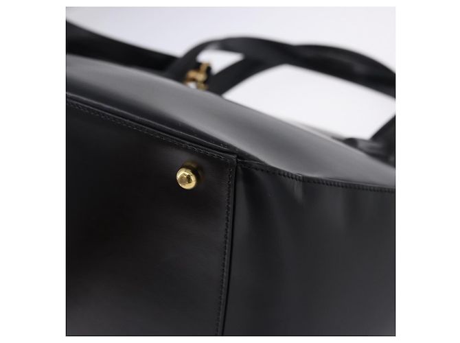Borsa CARTIER PANTHERE in pelle 2way Nero Oro Auth 194562V D'oro - vista 17