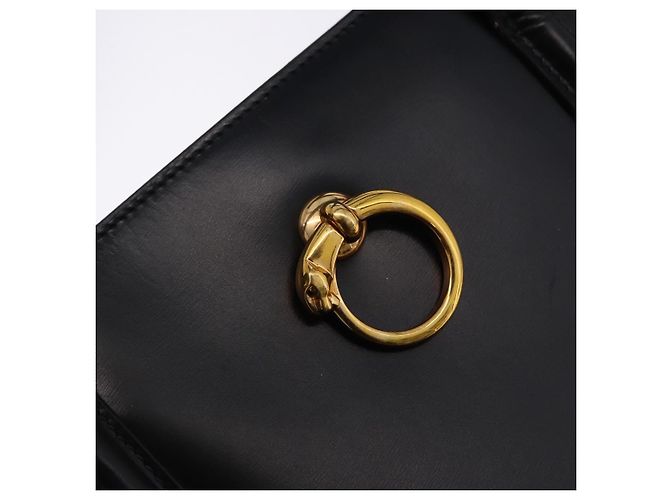 Borsa CARTIER PANTHERE in pelle 2way Nero Oro Auth 194562V D'oro - vista 18