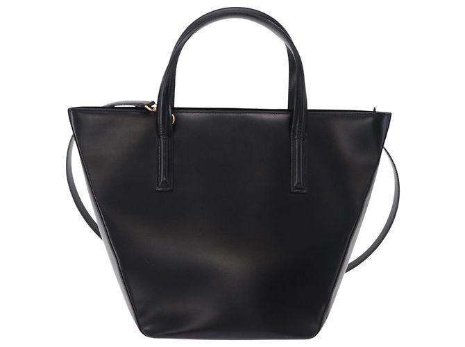 Borsa CARTIER PANTHERE in pelle 2way Nero Oro Auth 194562V D'oro - vista 2