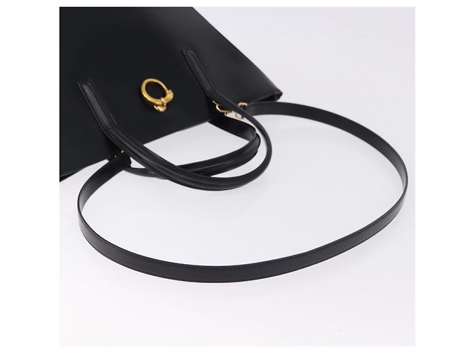Borsa CARTIER PANTHERE in pelle 2way Nero Oro Auth 194562V D'oro - vista 8