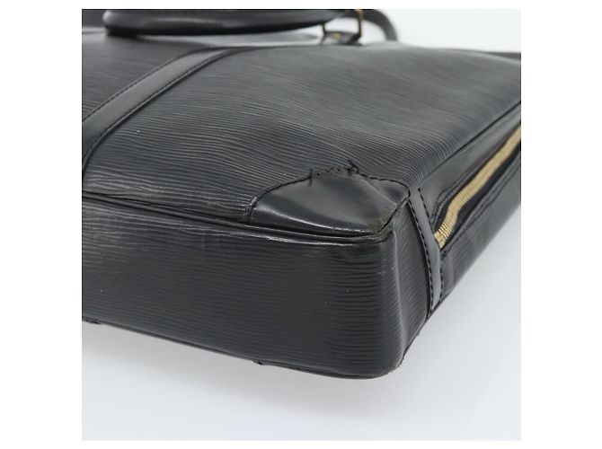 LOUIS VUITTON Epi Porte Documents Voyage Business Bag Black M40321 Auth 194561 Nero - vista 17