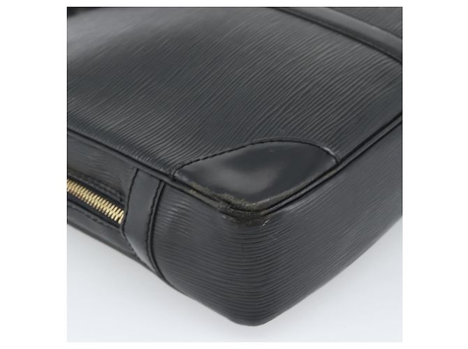 LOUIS VUITTON Epi Porte Documents Voyage Business Bag Black M40321 Auth 194561 Nero - vista 18
