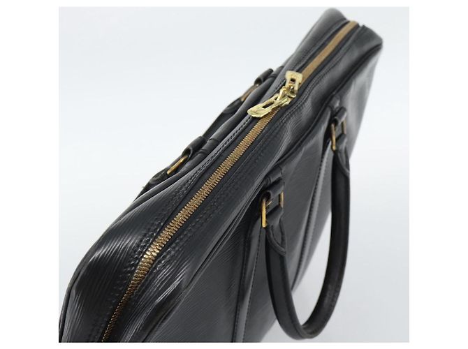 LOUIS VUITTON Epi Porte Documents Voyage Business Bag Black M40321 Auth 194561 Nero - vista 6