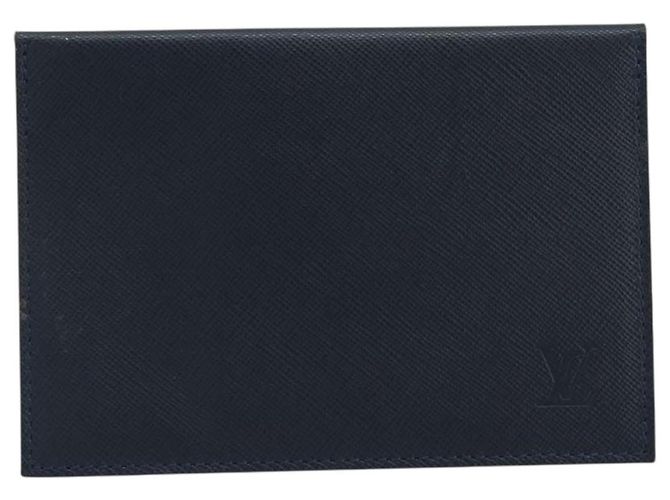 LOUIS VUITTON Taiga Mirror Case Specchio a mano Navy LV Auth 194615 Blu navy - vista 13
