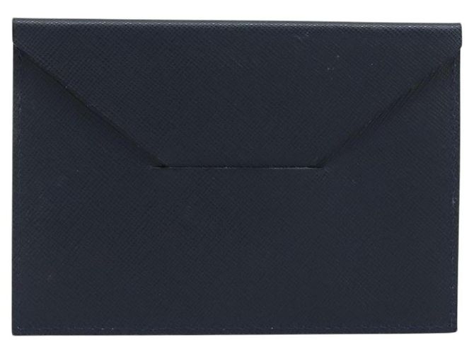 LOUIS VUITTON Taiga Mirror Case Specchio a mano Navy LV Auth 194615 Blu navy - vista 2