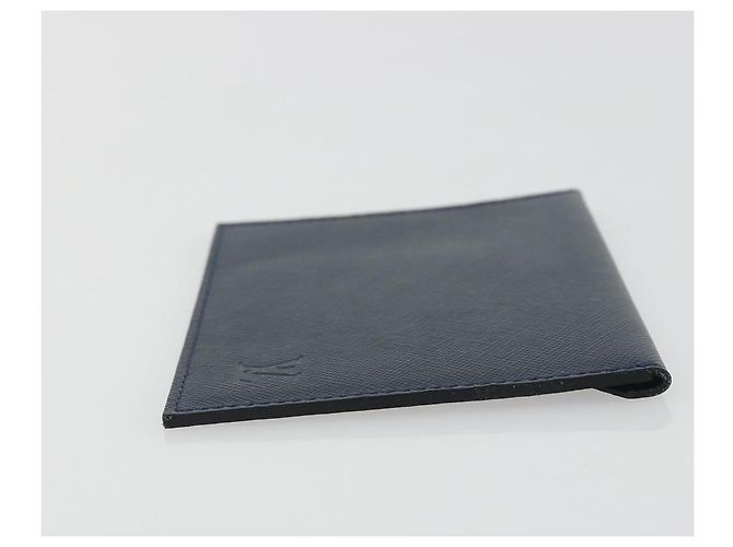 LOUIS VUITTON Taiga Mirror Case Specchio a mano Navy LV Auth 194615 Blu navy - vista 3