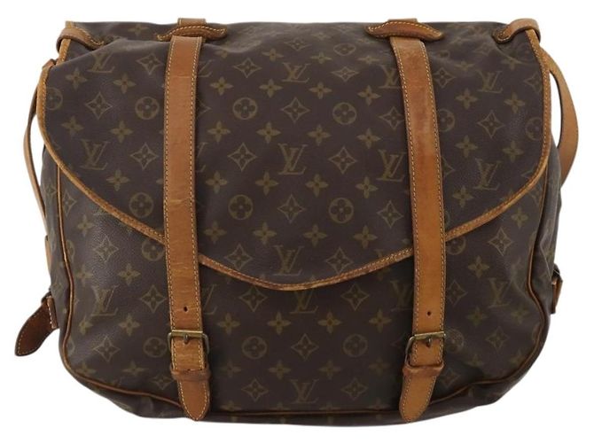 LOUIS VUITTON Borsa a Spalla Monogram Saumur40 LV Auth 186579 Monogramma - vista 13