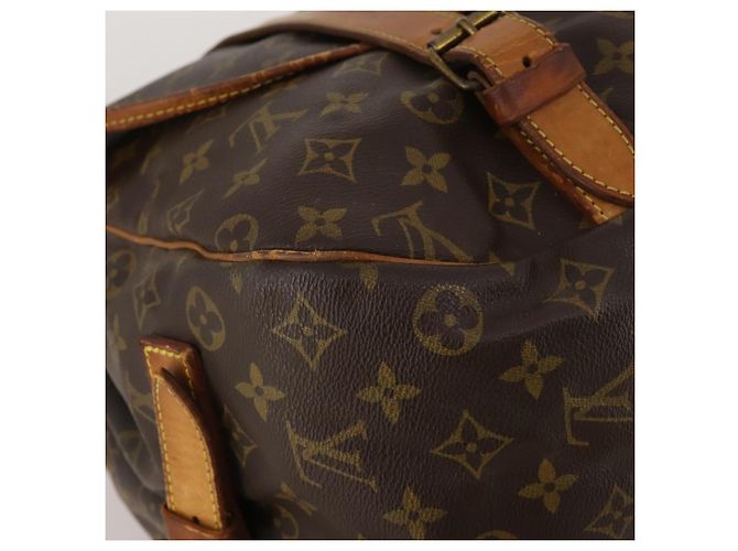 LOUIS VUITTON Borsa a Spalla Monogram Saumur40 LV Auth 186579 Monogramma - vista 15