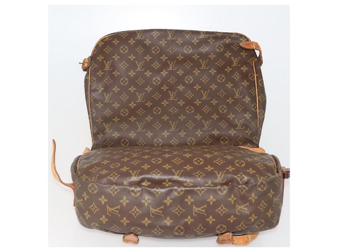 LOUIS VUITTON Borsa a Spalla Monogram Saumur40 LV Auth 186579 Monogramma - vista 18
