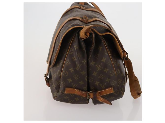 LOUIS VUITTON Borsa a Spalla Monogram Saumur40 LV Auth 186579 Monogramma - vista 4