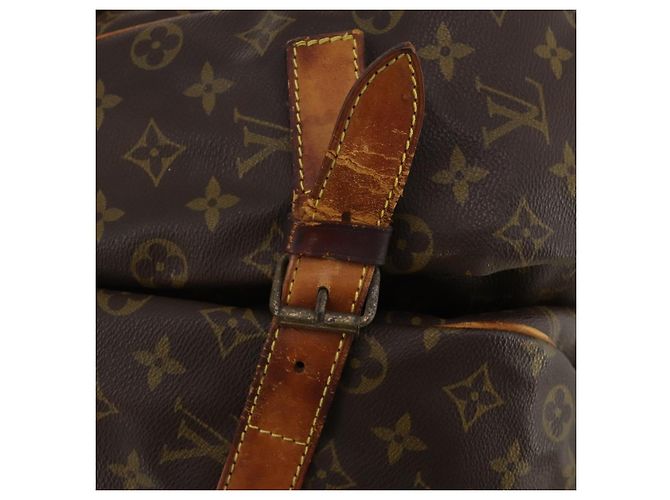 LOUIS VUITTON Borsa a Spalla Monogram Saumur40 LV Auth 186579 Monogramma - vista 9