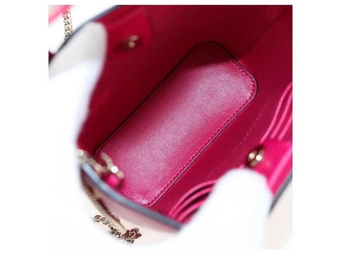 Borsa VALENTINO in pelle 2way Rosa Tonalità Oro Auth ki6698V - vista 11