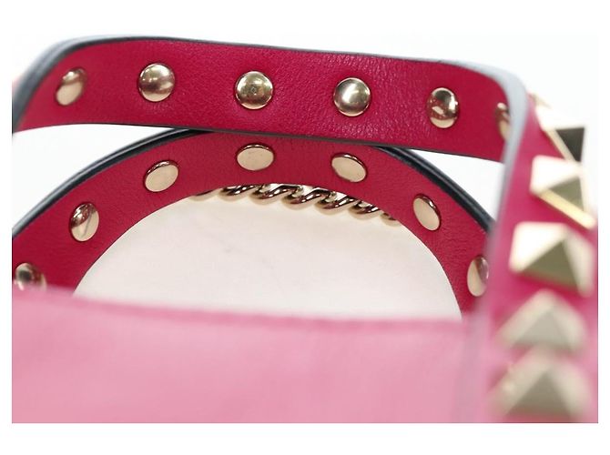 Borsa VALENTINO in pelle 2way Rosa Tonalità Oro Auth ki6698V - vista 14