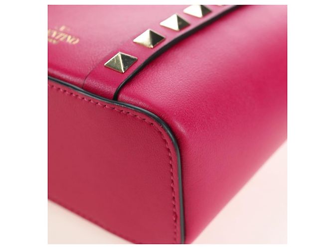 Borsa VALENTINO in pelle 2way Rosa Tonalità Oro Auth ki6698V - vista 16