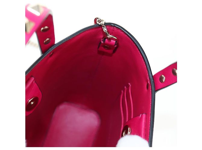 Borsa VALENTINO in pelle 2way Rosa Tonalità Oro Auth ki6698V - vista 20